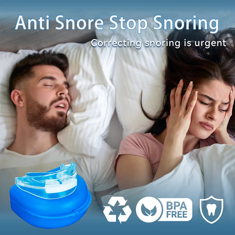 Adjustable anti Snoring Bruxism Mouth Guard Anti-Snoring Mouthpiece Improve Sleep Teeth Bruxism Sleeping Devices Snoring Stopper
