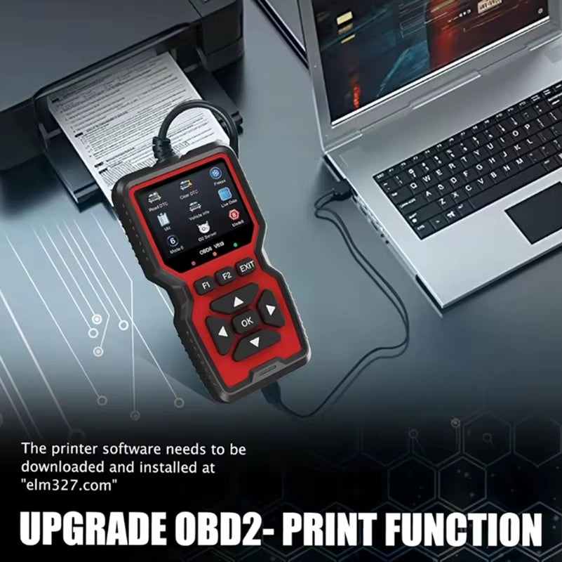 Car OBD2 Scanner Diagnostic Tool Professional Mechanic OBDII Diagnostic Code Reader Auto Fault Detector Check Engine Light V519